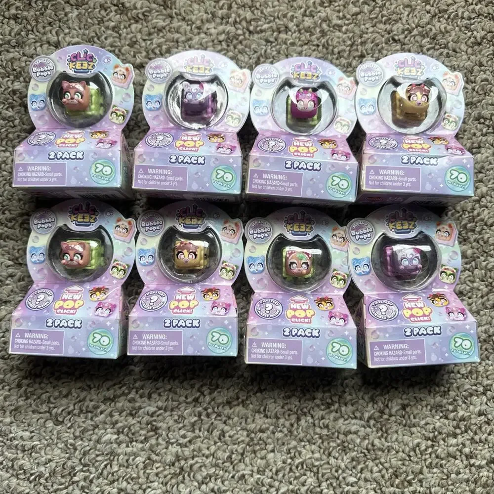Clickeez Series 3 - 2pack- Lot Of 8